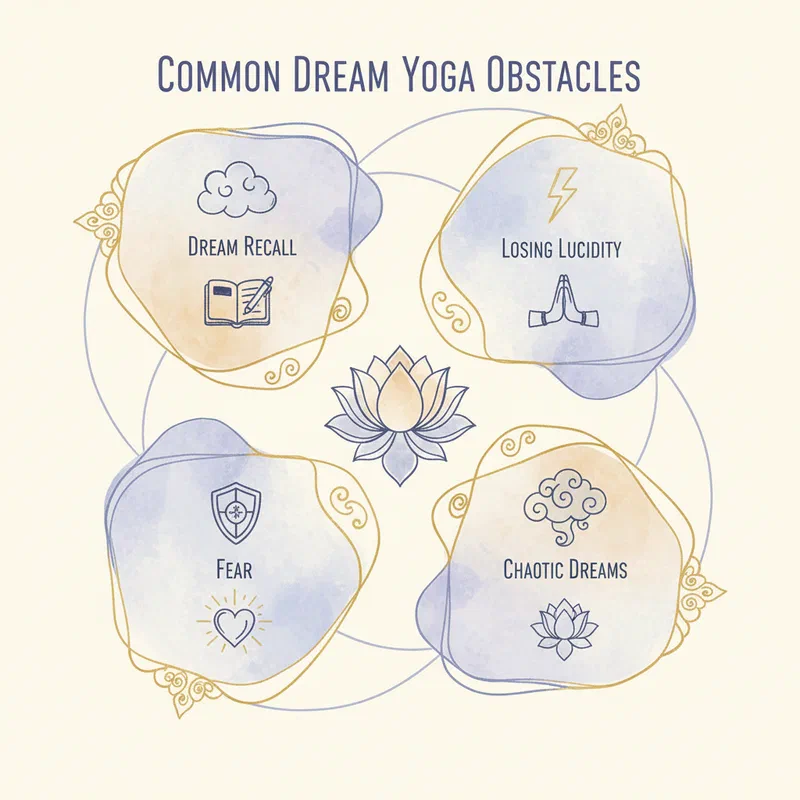 A simple infographic showing common obstacles and their solutions