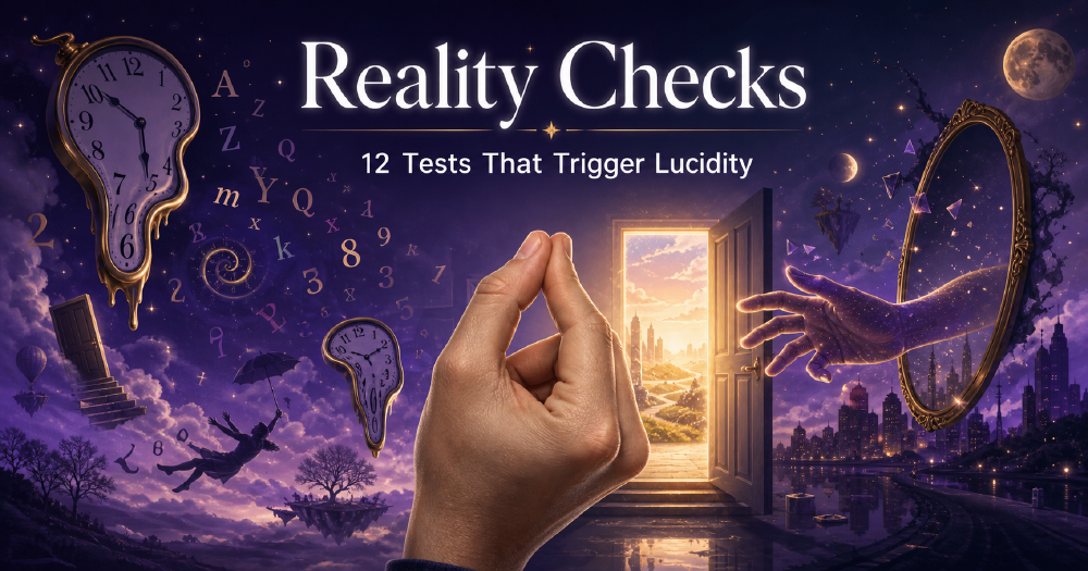 Reality Checks: 12 Tests That Trigger Lucidity