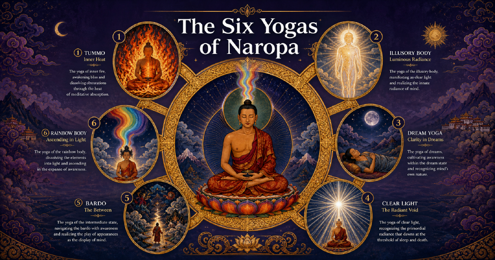 The Six Yogas of Naropa Explained: A Complete Guide